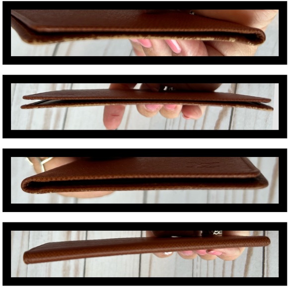 Vintage Luis Vuitton Brown Taiga Leather Card Case - Picture 5 of 10